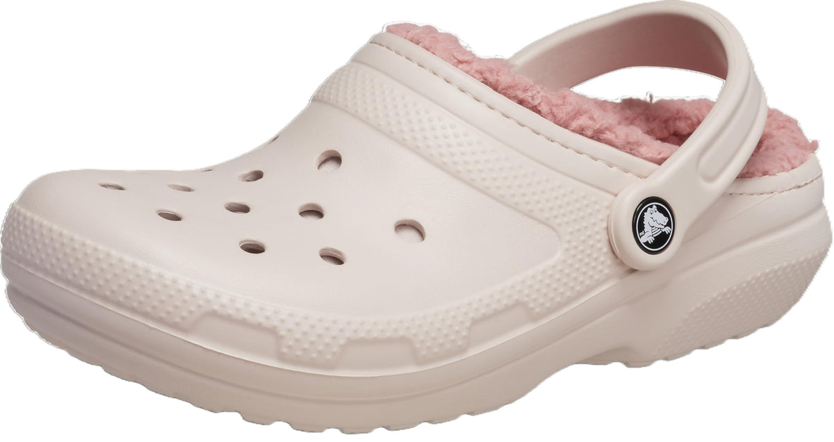 Crocs Unisex-Adult Classic Lined Clog, Quartz, 6 Women/4 Men