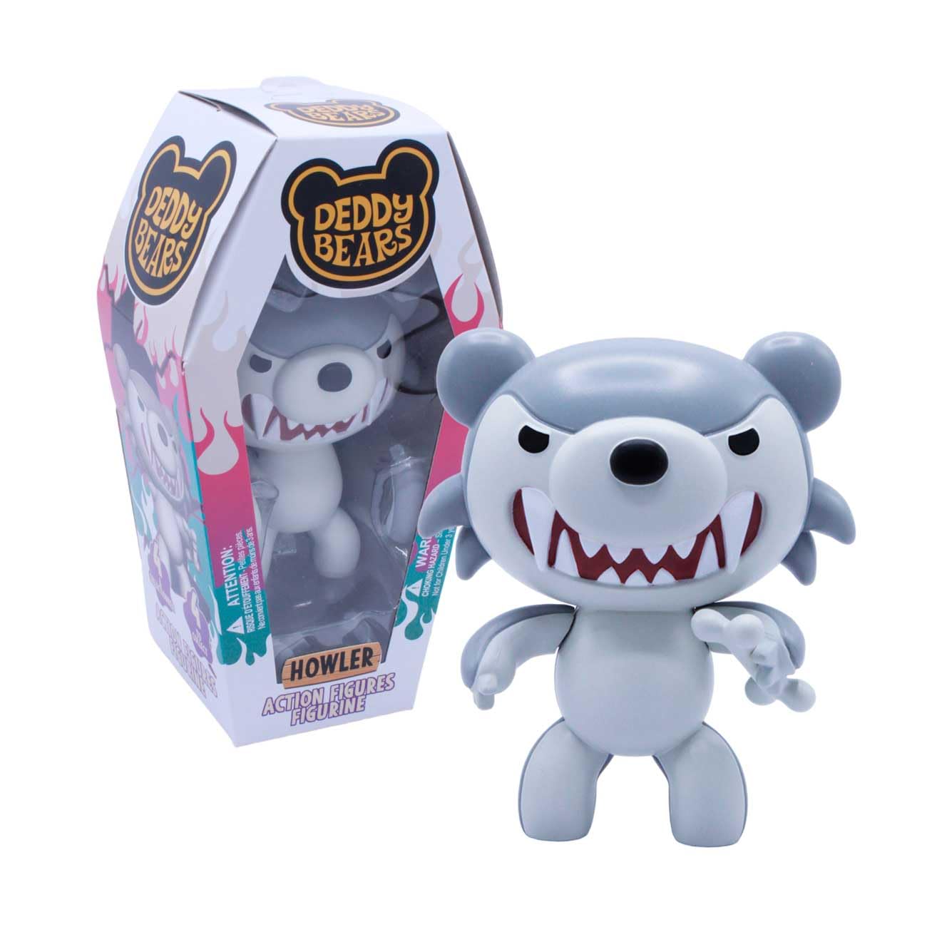 Just Toys LLC Deddy Bears Series 1 Howler – 4" Buildable & Customizable Action Figure