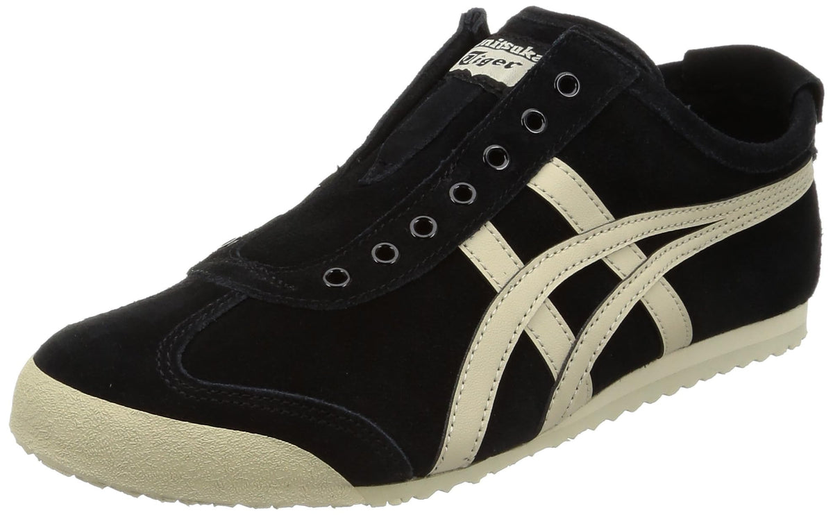 Onitsuka Tiger Unisex Mexico 66 Slip-ON 1183C157 (Black/Putty, US Footwear Size System, Adult, Men, Numeric, Medium, 7.5)