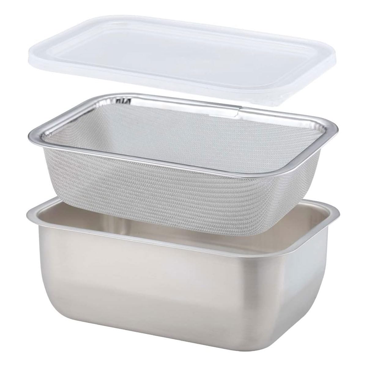 下村企販 Shimomura Planning Storage Container, Yogurt Drainer, Bat, Made in Japan, Stainless Steel, Hygienic, Easy to Clean, 1 Pack (150 g), Compact, Health, Tofu, Vegetables, 39523, Tsubamesanjo
