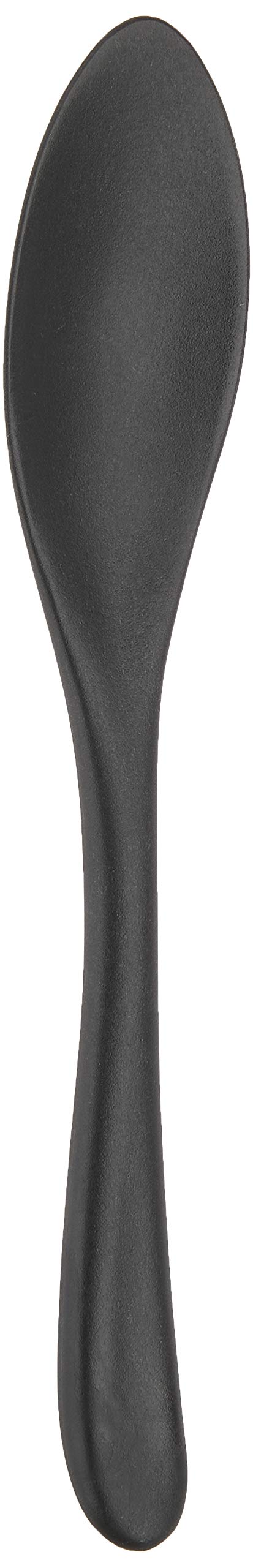 Akebono Sangyo GM-4026 Spoon, Black, 5.9 inches (15 cm), Made in Japan, Commercial Supplies, Thin, Shallow Elongated Shape, Smooth Mouth, Easy to Grip, Easy to Scoop, Rice Bowl Mushi, Ice Cream