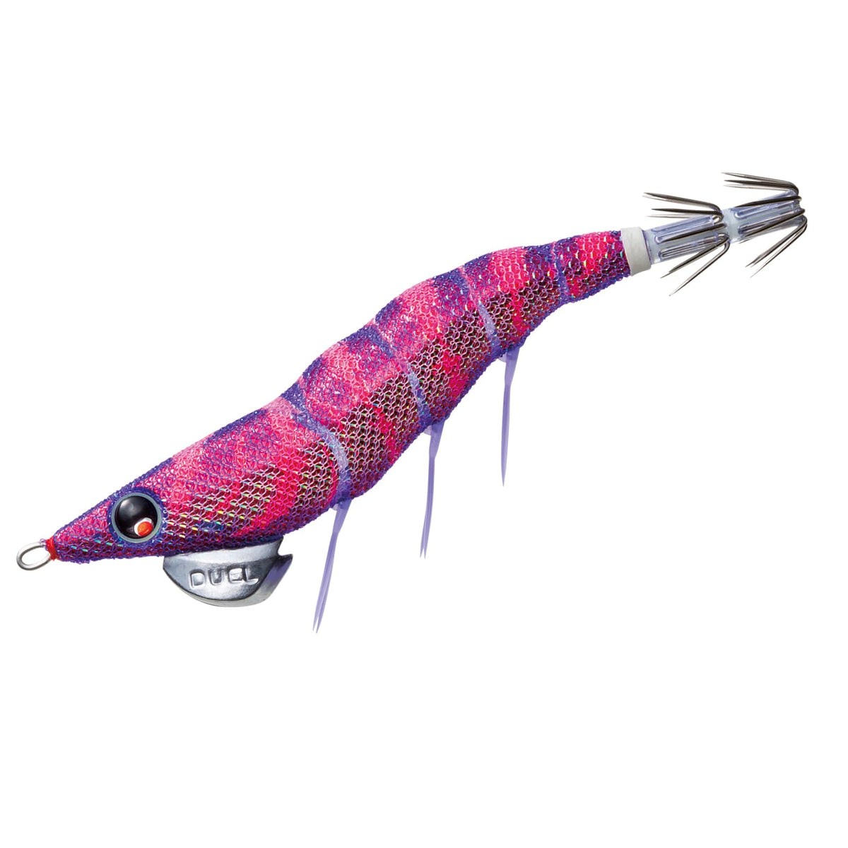 Duel EZ-Q Dartmaster 19g Egg, Squid Fishing Lure, 0.6 oz (19 g), Fishing Tackle Bait Tree, Gimmick, A1722-KVPU No. 3.5 Keimura Purple (Silhouette Master)