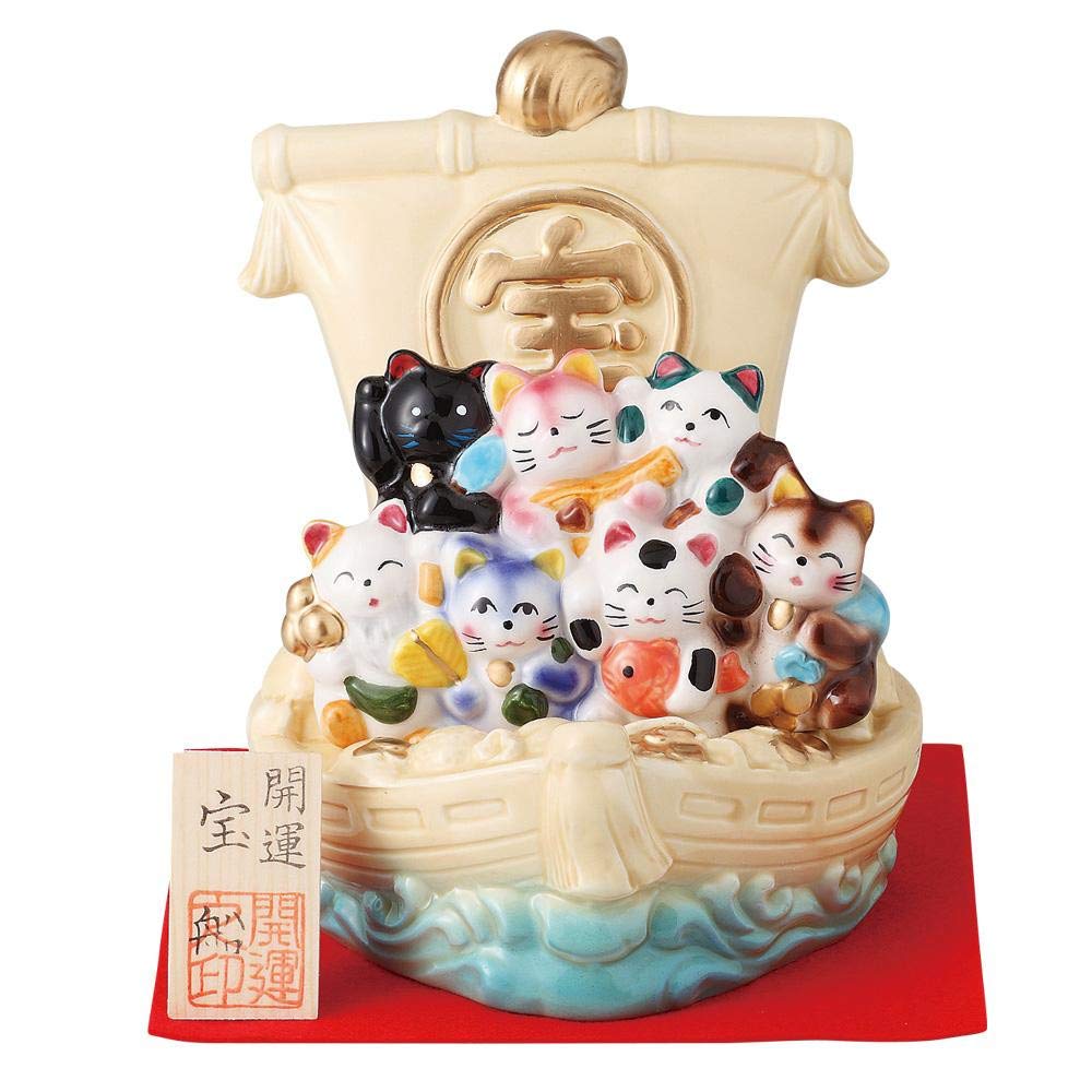 Craftmanhouse Shichifuku Cat Treasure Ship