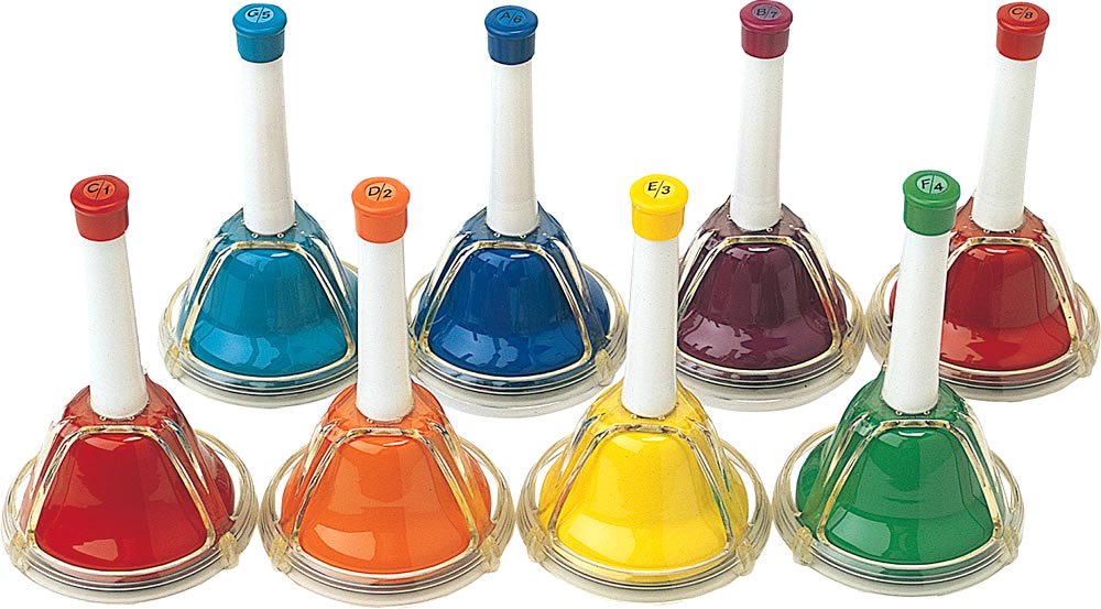 KC MB9500-8K Music Bell (Handbell), 8 Sound Set, Multicolor
