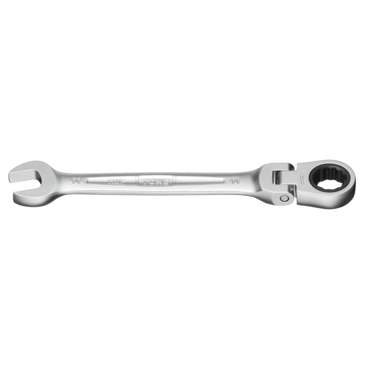 Tone HPRMF-11 Oscillating Ratchet Glasses Wrench, Double Side Width 0.4 inches (11 mm)