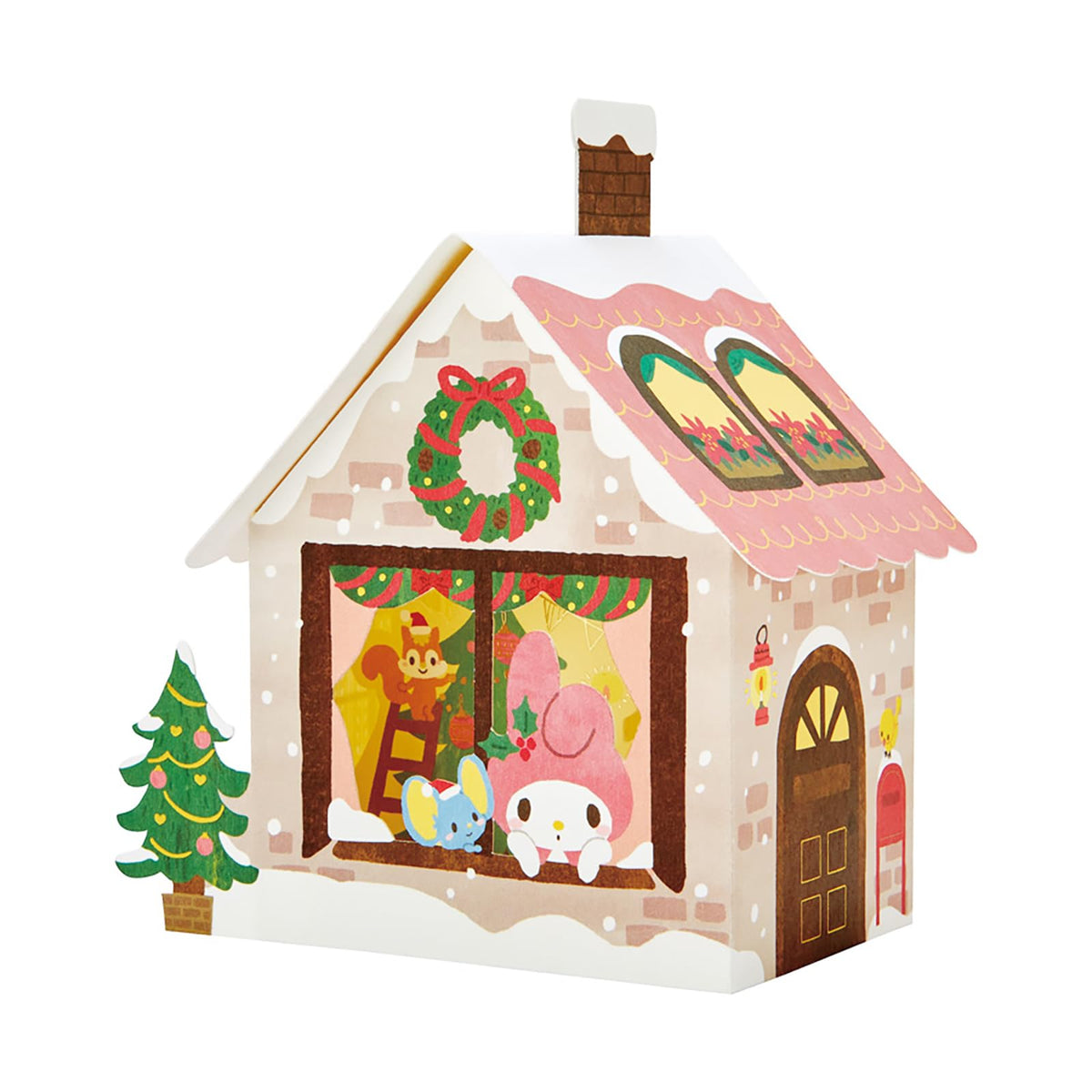 Sanrio Christmas Card My Melody House Message Card Greeting Card JX 75-4 109258