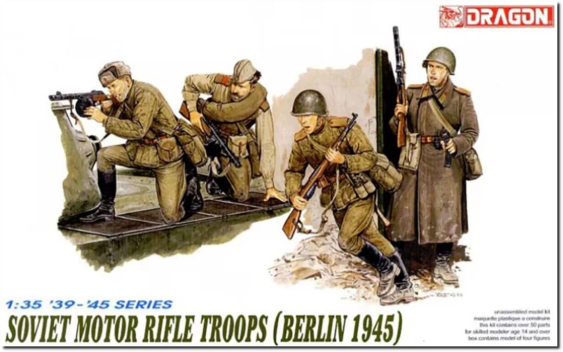 Platz DR6019 Dragon 1/35 WW2 Soviet Motorized Sniper Berlin 1945 Plastic Model