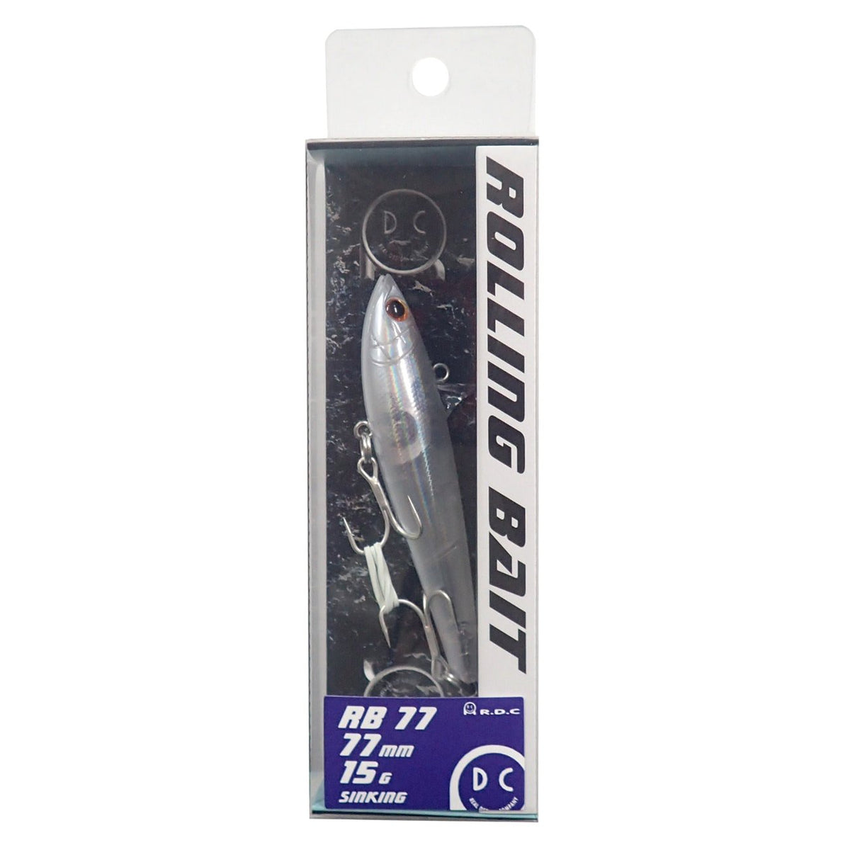 Tacklehouse Vibration R.D.C Rolling Bait, 3.0 inches (77 mm), 0.5 oz (15 g), PHG Clear #04 RB77 Lure