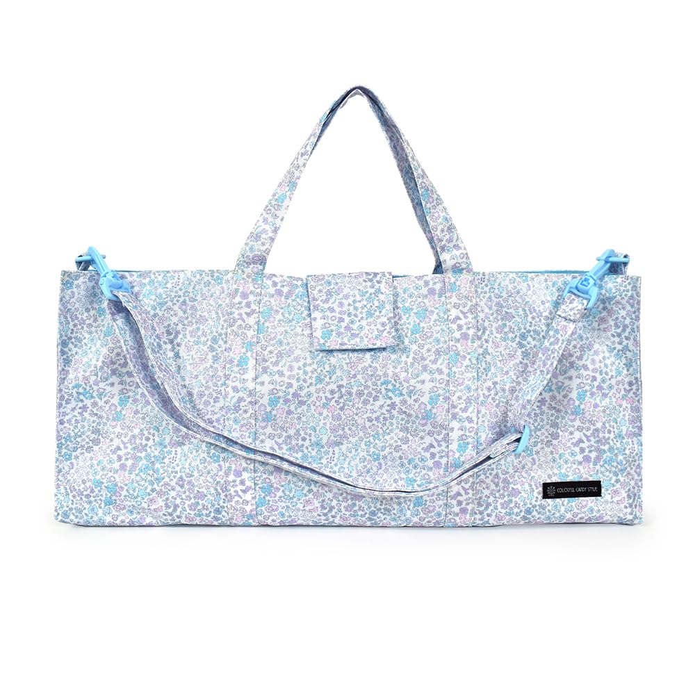 COLORFUL CANDY STYLE Pianica Case, Total Pattern, Dull Pet,Floral Oasis