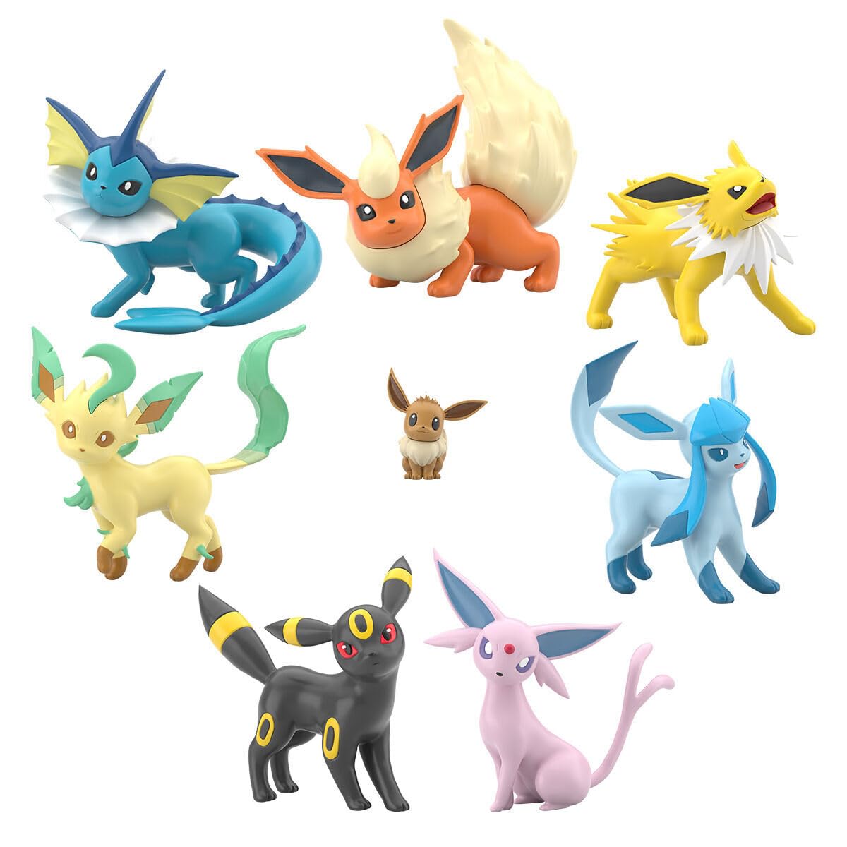 BANDAI Shokugan Pokemon Scale World Paldea Region Eevee Evolution Set