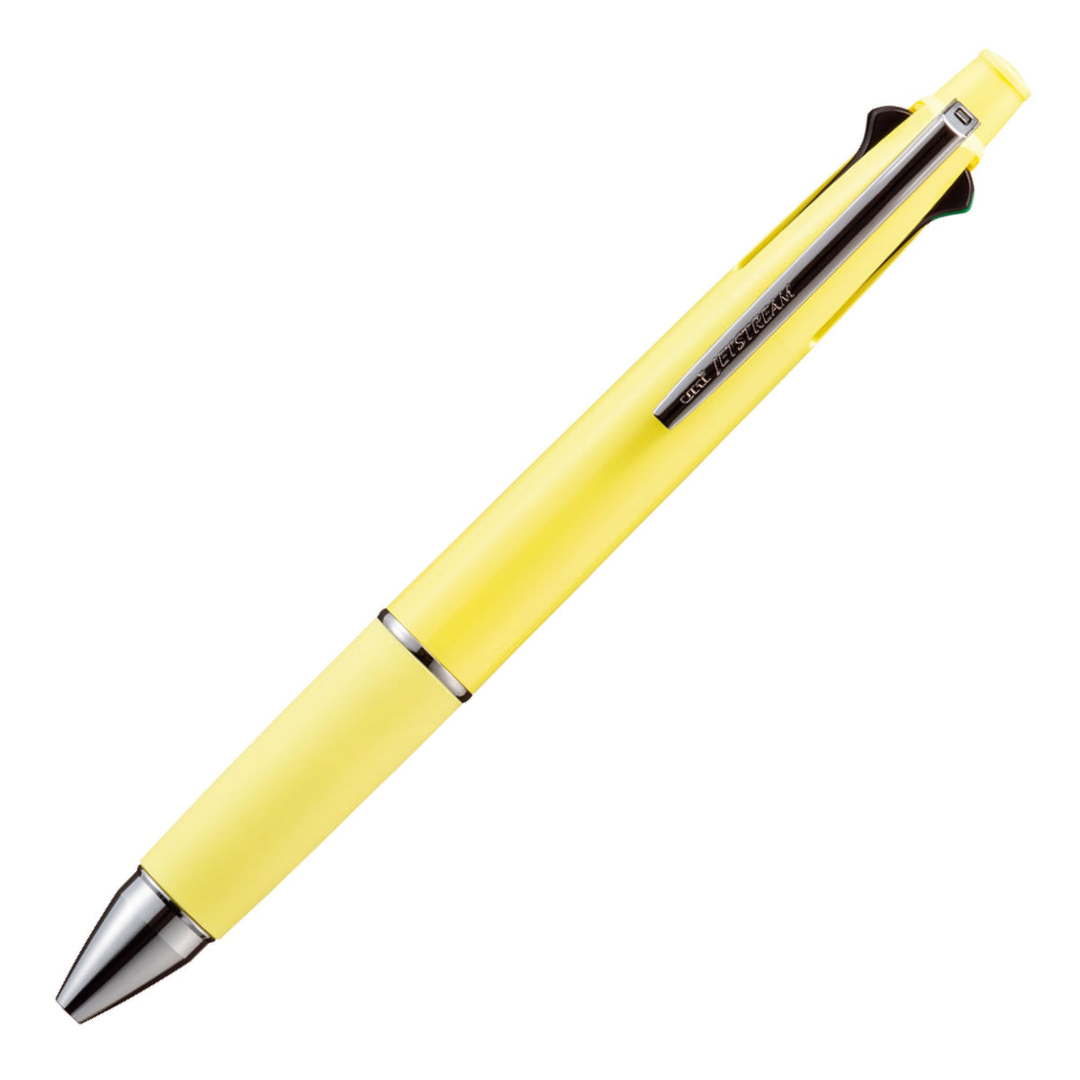 Uni Jetstream 4&1 Multifunction Ballpoint Pen MSXE5-1000, 0.5mm Oil-Based Inks (Black/Red/Blue/Green) & 0.5mm Mechanical Pencil, Cream Yellow, MSXE510005.27
