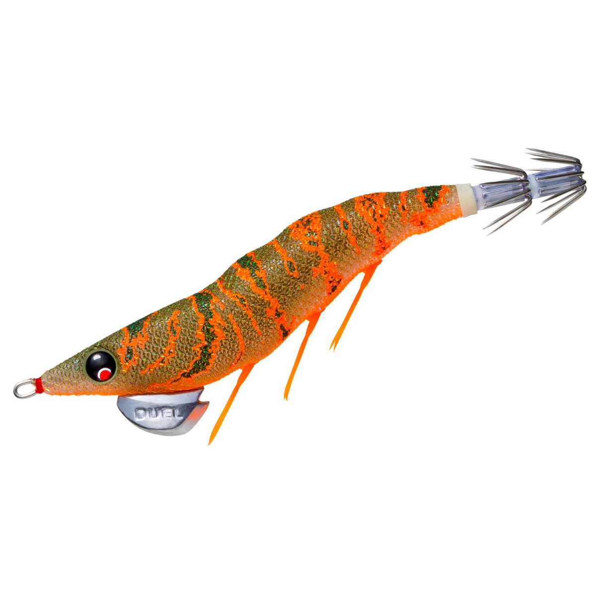 Duel A1722-SBMI Egi Squid Fishing Lure EZ-Q Dartmaster [Eging Squid Fishing Gear, Egi Trap, bigfin Reef Squid] No. 3.5, Weight: 0.7 oz (19 g), Super Blue Luminous Green Voile, Patapata