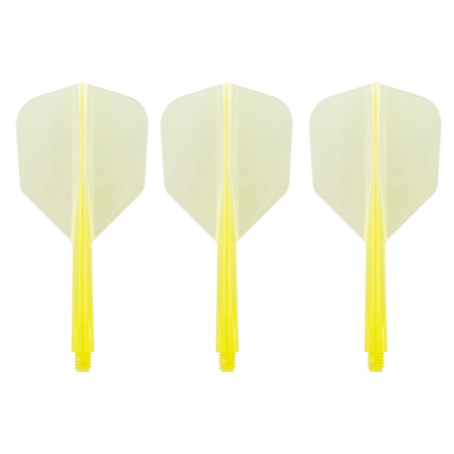 Condor Darts Flight Plain Clear Yellow Small M