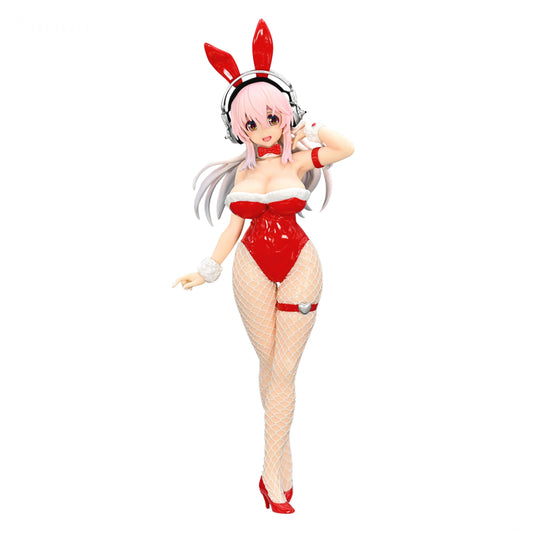 FuRyu Corporation-Super Sonico BiCute Bunnies Figure -Red Color ver.-