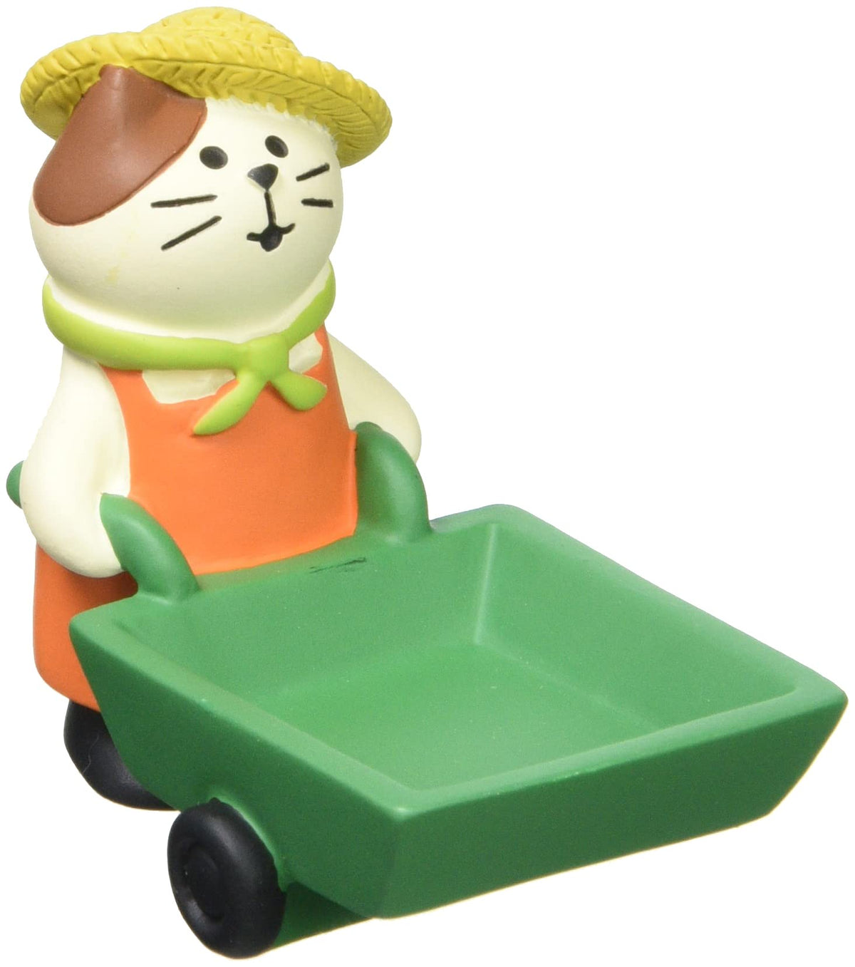 Decoreco Corporation Concombre ZHW-28876 Rich Harvest Cart Cat, 1.6 x 2.8 x 2.1 inches (40 x 70 x 54 mm)