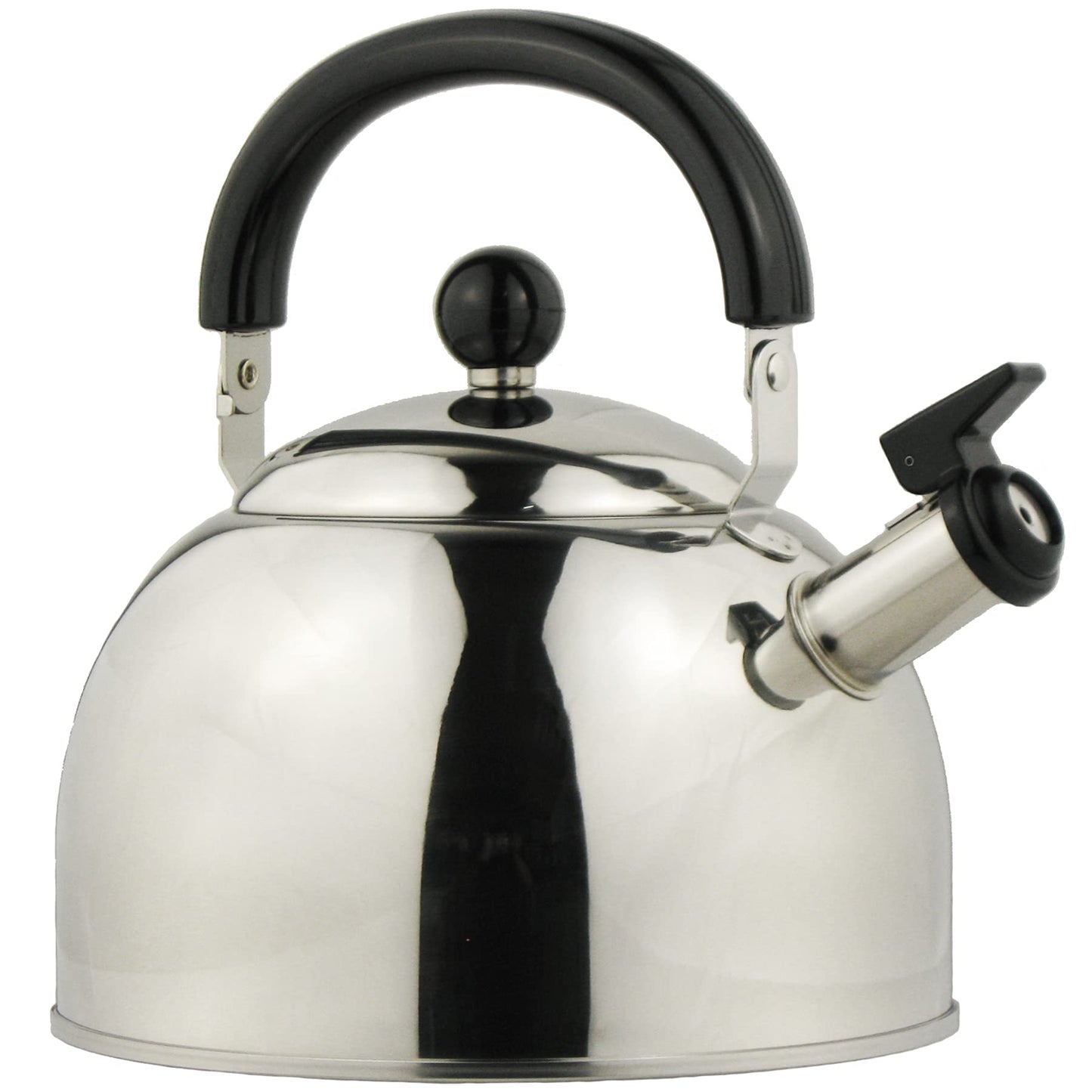 Nagao Tsubamesanjo Kettle, Full Water, 1.8 gal (3.3 L), Induction Compatible, Whistling, Stainless Steel, Made in Japan