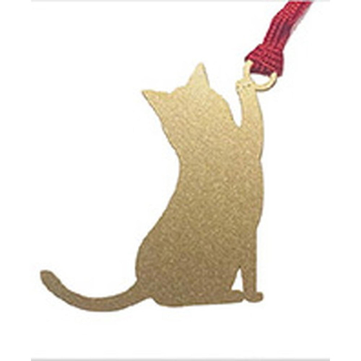 Toyo Seimitsu Kogyo CAT-053 Bookmark Cat Bookmark Maneki Cat MG Metallic Gold
