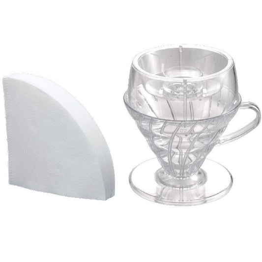Hario V60 Drip-Assist Set, Size 02, Clear