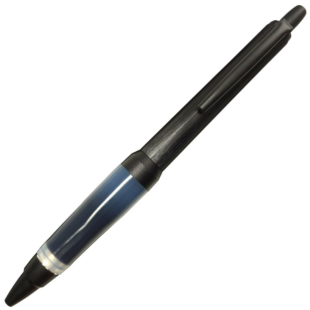 Uni Alpha-Gel Jetstream 0.7 mm Ball Point Pen, Black Body, Black Ink (SXN1000071P24)