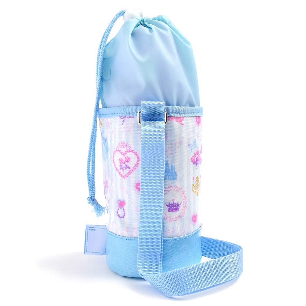 Water Bottle Cover Small Shoulder Canteen case Children Children's Princess Powder Room to Decorate Dress (Stripe) N7312700