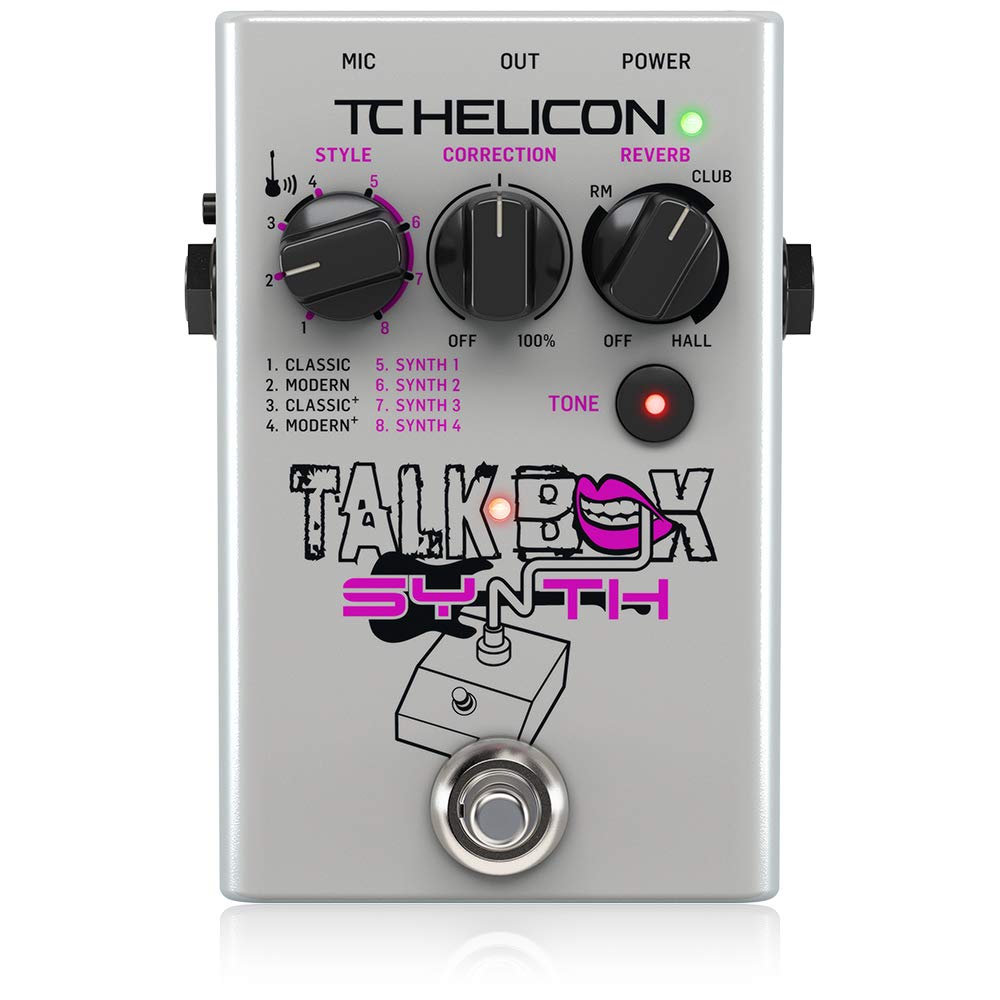 TC Helicon TALKBOX SYNTH Studio-Quality Stompbox for Guitar Talkbox Effects and Vocal Tone Polishing