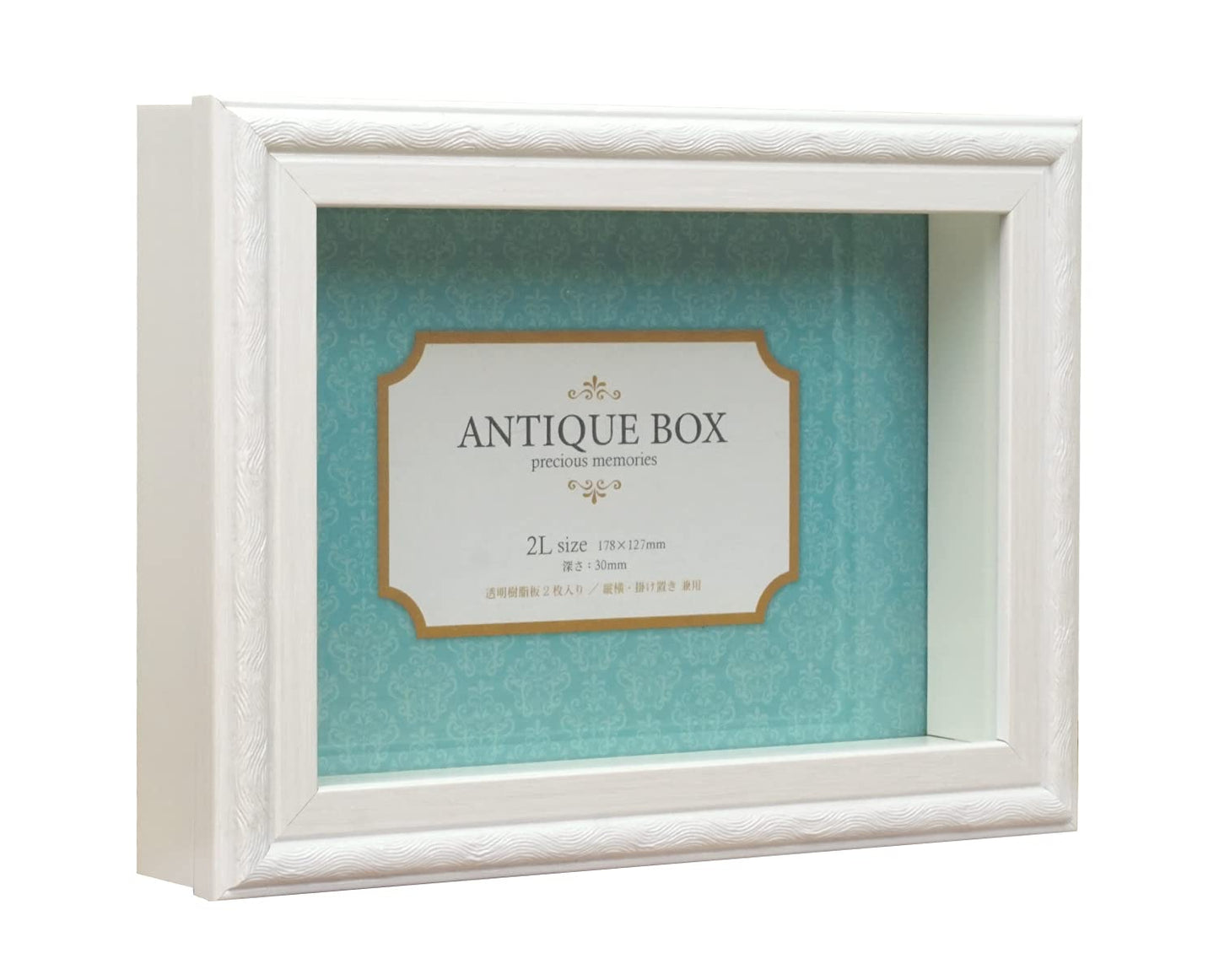 万丈 Bancho VANJOH Antique Box 2010WH 106343 White