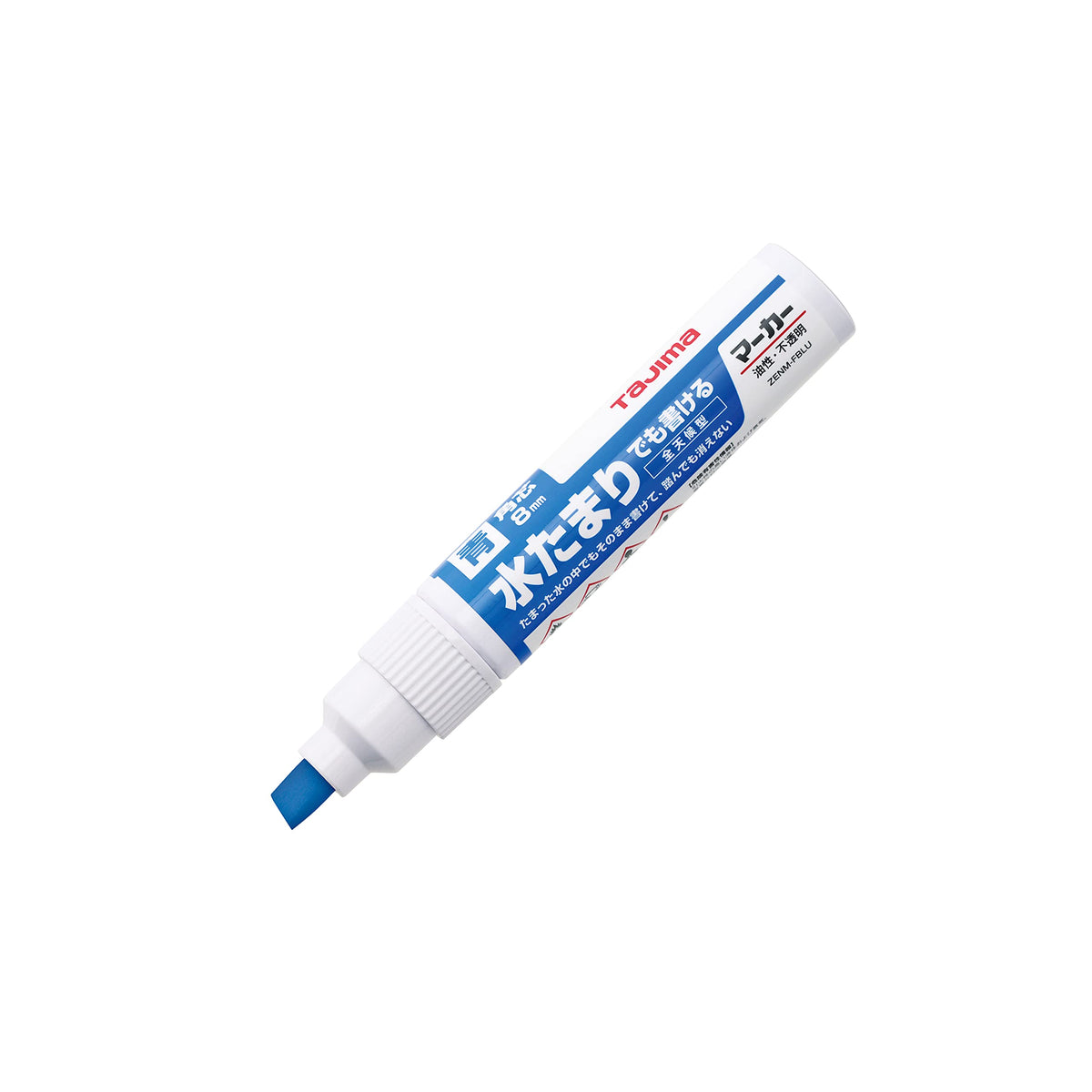 Tajima ZENM-FBLU All-Weather Marker, Blue, Bold Point