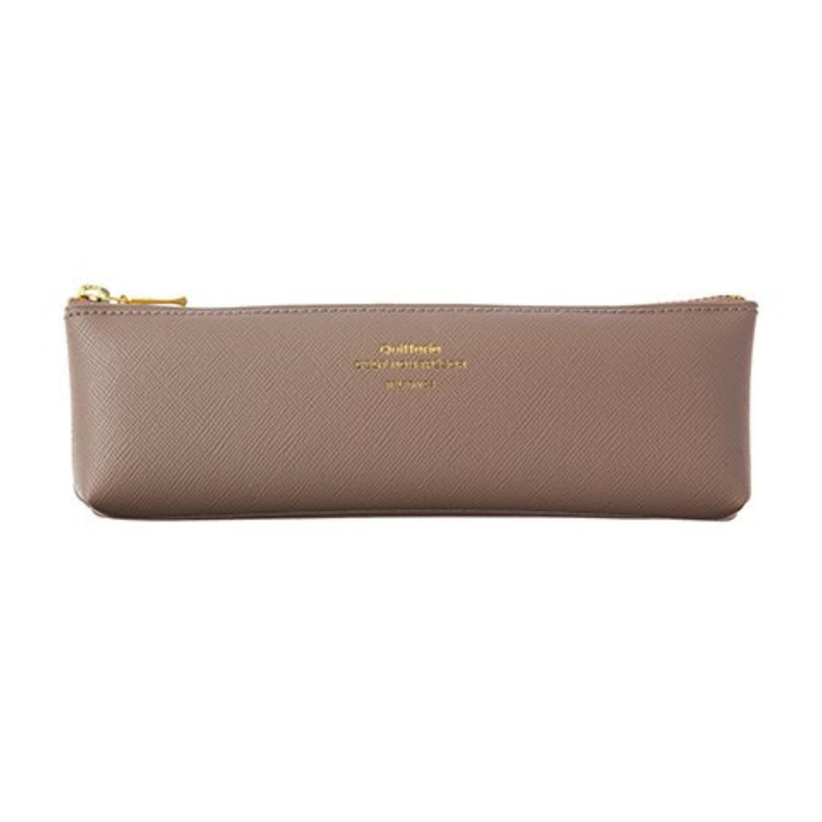 [DELFONICS] 500222 Quitterie Pencil Case Greige Pencil Holder Pen Case Pouch