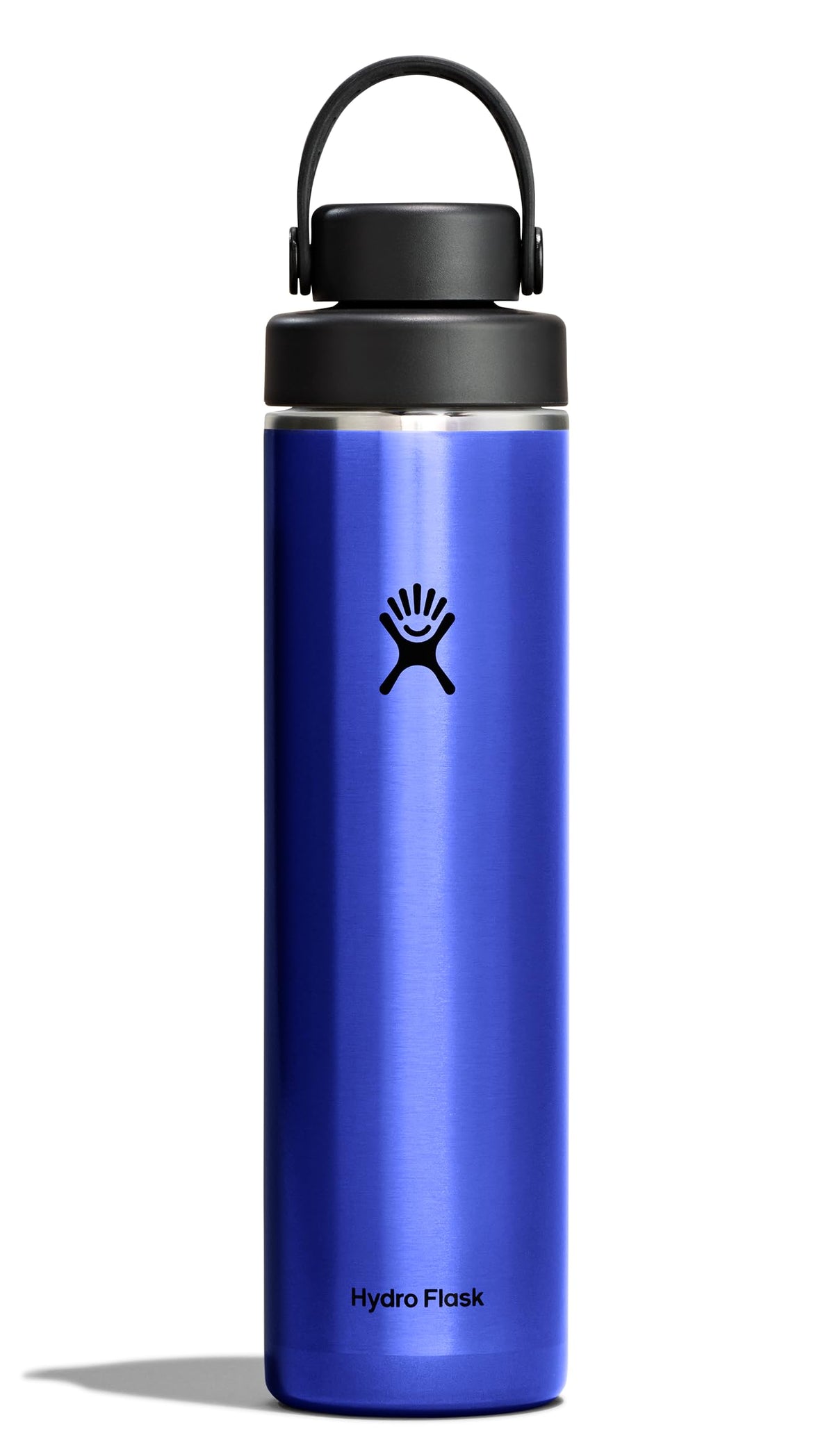 Hydro Flask Lightweight Wide Flex Chug Cap - Insulated Stainless Steel Water Bottle 24 Oz Sapphire Blue