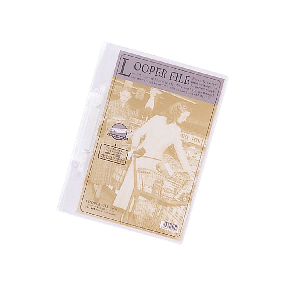 Lihit Lab Looper File A4 Milky White, 25 Packs F3006_25 White
