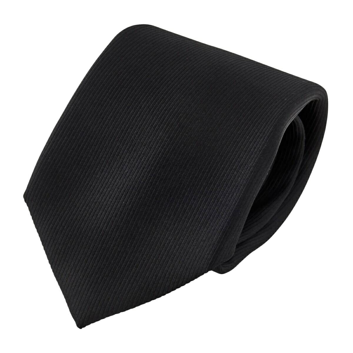 Ozie [Tie, Sette Piega Plain, Made in Japan,Black