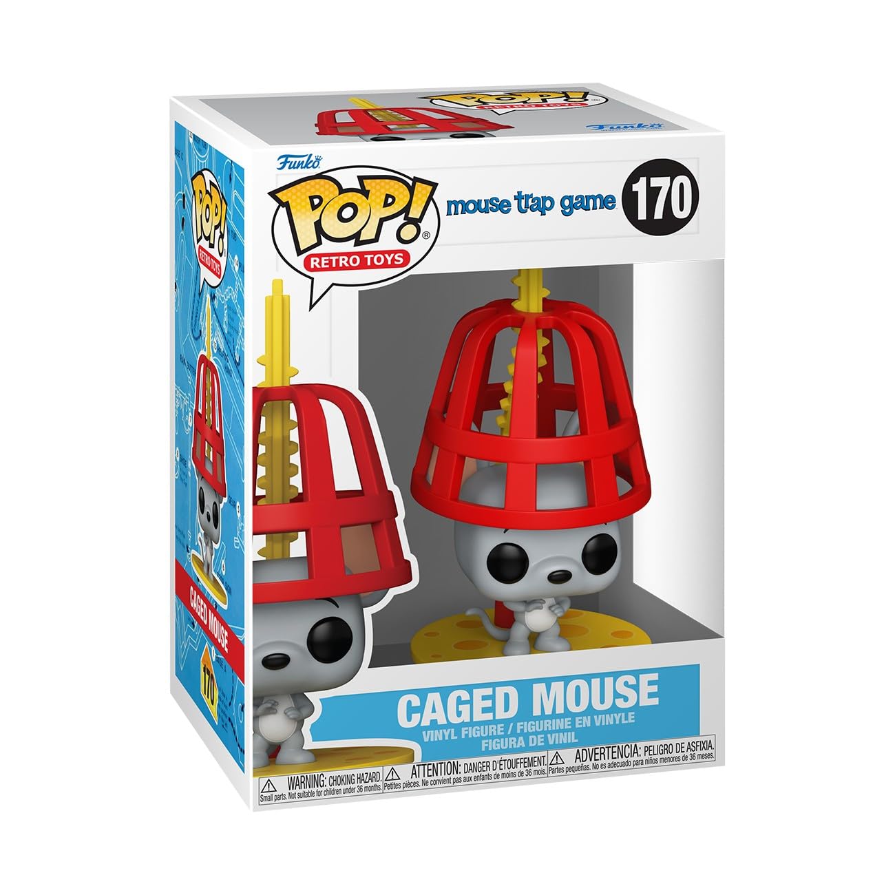 Funko Pop! Games: Mouse Trap - Caged Mouse - Collectable Vinyl Figure - Gift Idea - Official Merchandise - Toys for Kids & Adults - Hasbro Fans - Model Figure for Collectors and Display