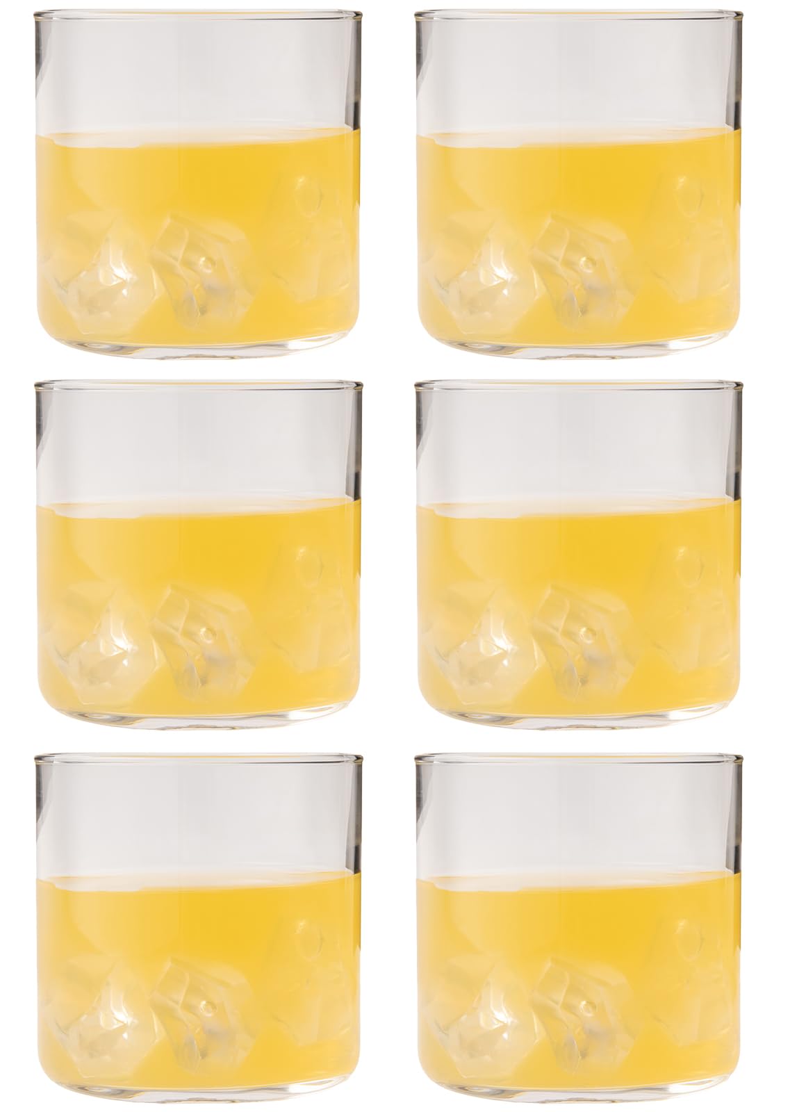 Toyo Sasaki Glass B-02181 Whiskey Glass, Rock Glass, Circle, 11.8 fl oz (320 ml), Pack of 6, Cup, Made in Japan, Dishwasher Safe