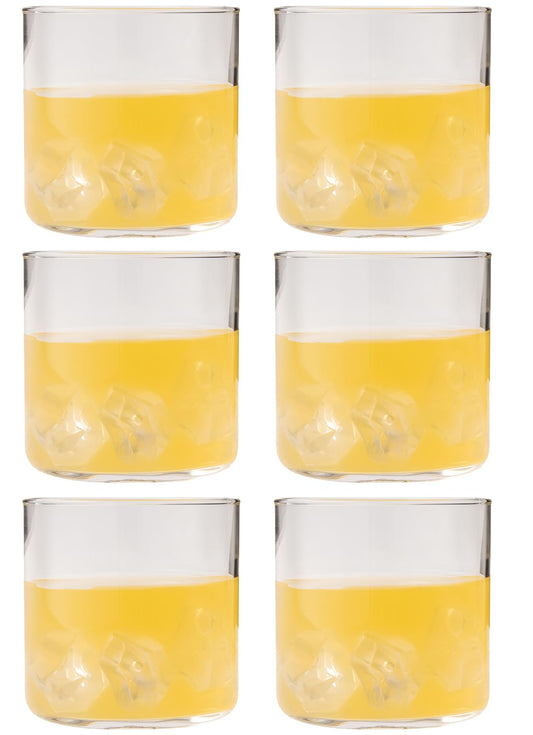 Toyo Sasaki Glass B-02181 Whiskey Glass, Rock Glass, Circle, 11.8 fl oz (320 ml), Pack of 6, Cup, Made in Japan, Dishwasher Safe