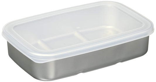 Skater AKH3 Aluminum Rapid Freezing Storage Container, M, 28.1 fl oz (840 ml), Natural, Made in Japan