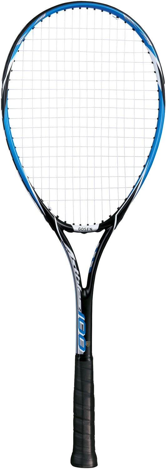 GOSEN SRA1 Soft Tennis Racket for Beginners, Axis 100, Blue