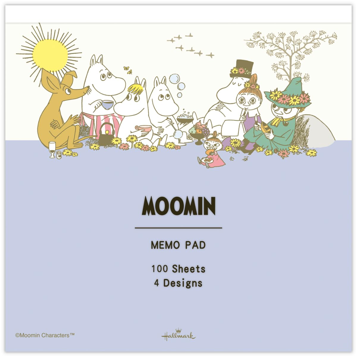 Hallmark Moomin Memo, Happy In Nature, Blue, 834289