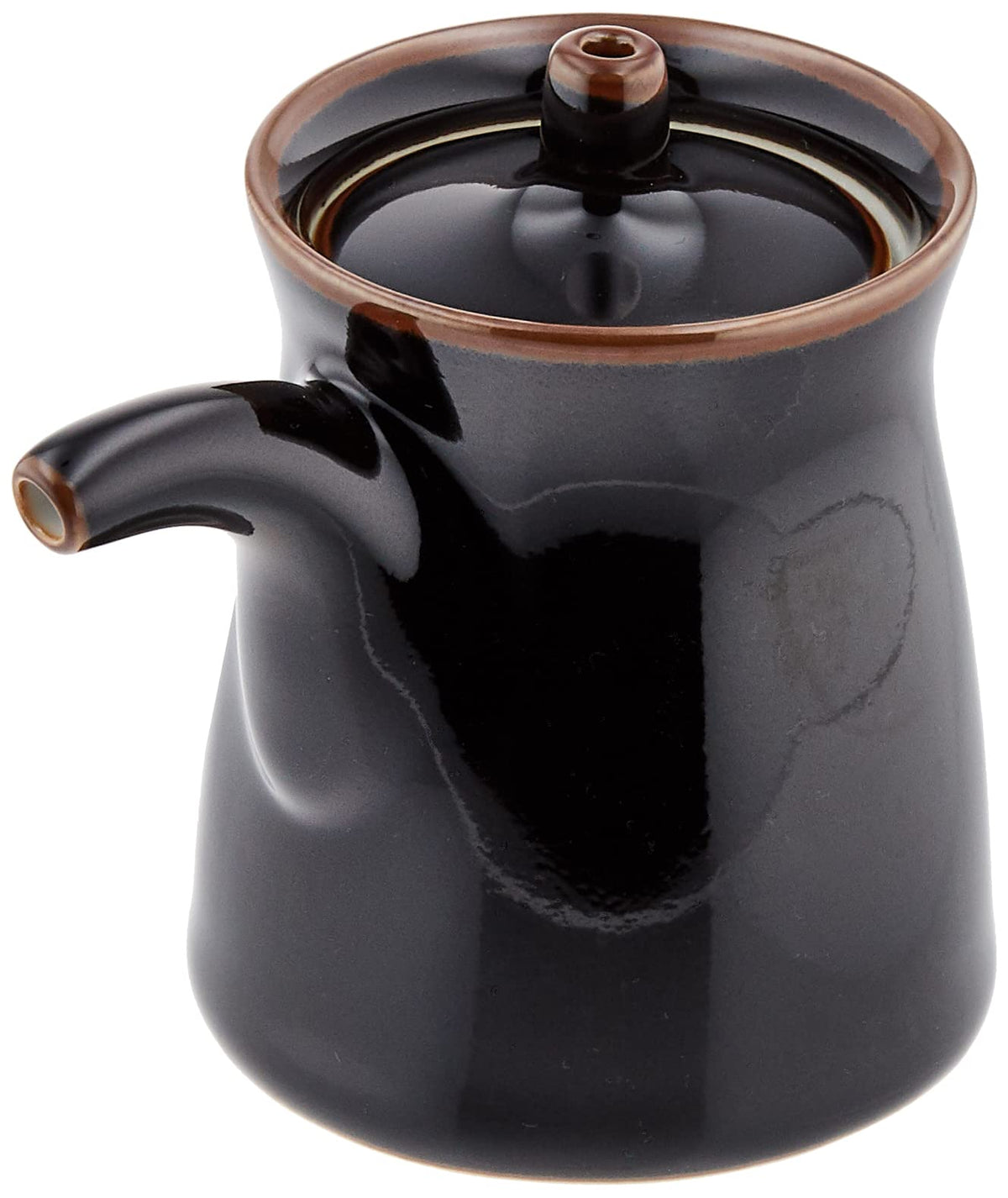 Hakusan Pottery G-Shaped Soy Sauce, Small, Tenmu, Approx. φ2.2 x 2.8 inches (5.6 x 7.2 cm), 2.8 fl oz (80 ml), Hasami Ware Made in Japan