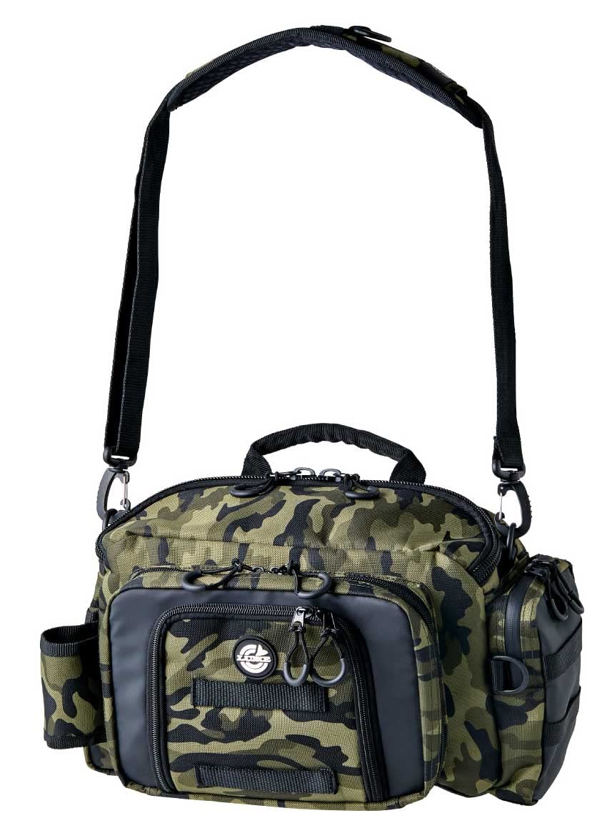 Gamakatsu LE324 Langan Hip Bag 2.0#2 Camo Black