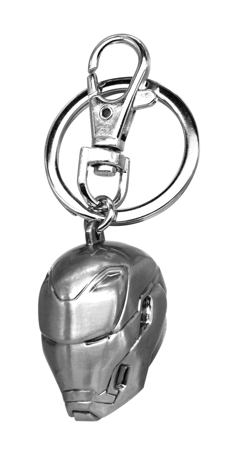 Iron Man 3D Helmet Pewter Key Ring
