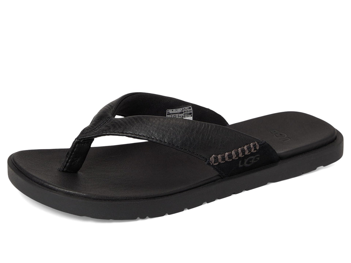 UGG Men's Seaside Ii Flip Sandal, Black, 12