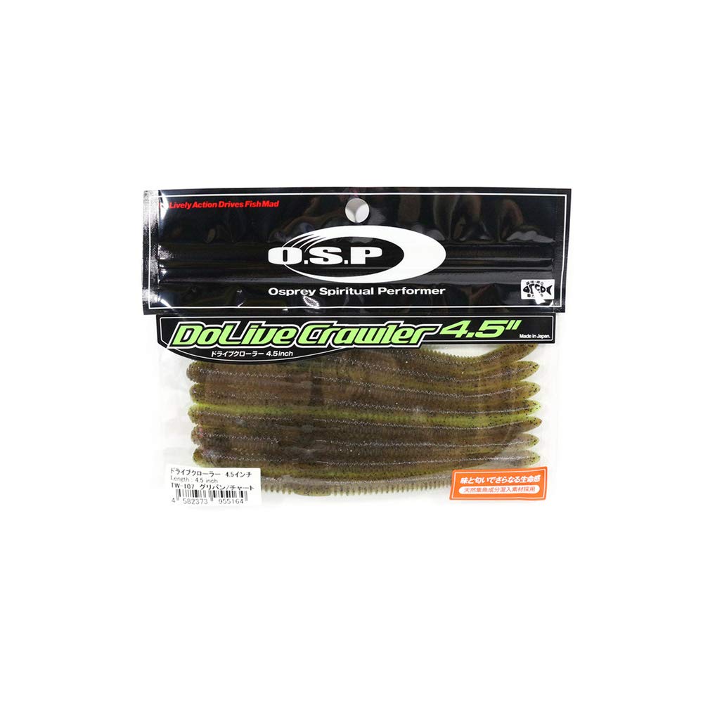 OSP Soft Lure Dolive Crawler 4.5 Inches TW-107 (5164)