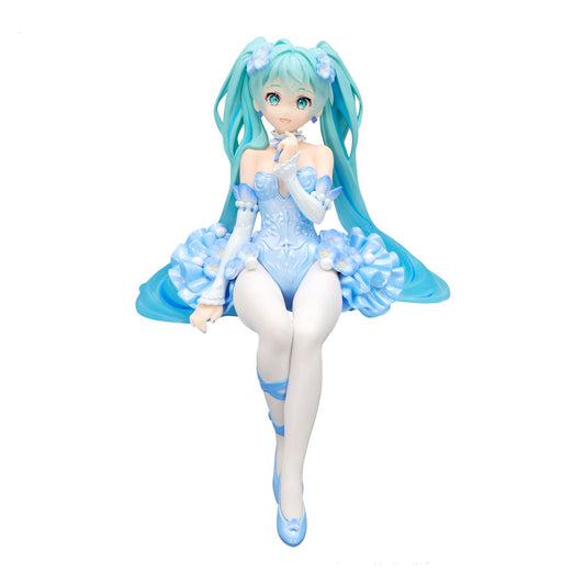 FuRyu - Hatsune Miku - Flower Fairy Nemophila Pail Blue Color Noodle Stopper Statue