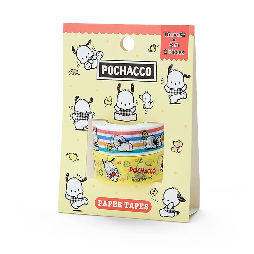 Sanrio 550485 Pochacco Paper Tape, Set of 2
