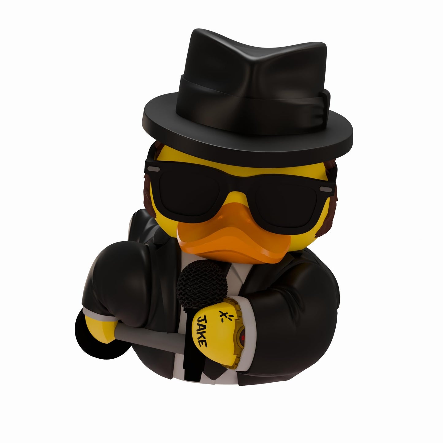 TUBBZ: Blues Brothers - Jake Blues Rubber Duck Collectible Toy 3.5"