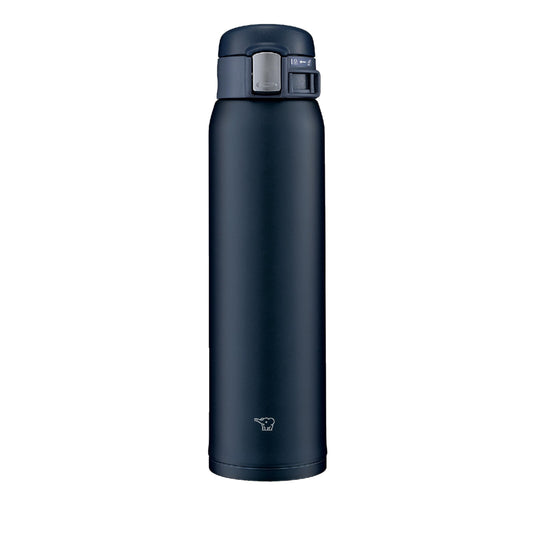 Zojirushi (ZOJIRUSHI) Water bottle direct drinking [One-touch open] Stainless mug 600ml Navy SM-SF60-AD