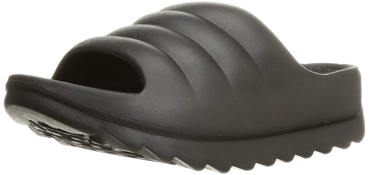 Telic W-CLOUD Slide Sandals, Black, 24.0~24.5 cm