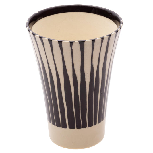 光陽陶器 Koyo-Pottery Black Makeup Long Cup 20915