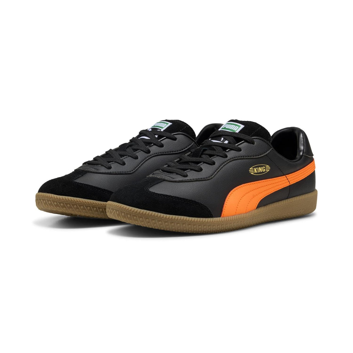 Puma 106696 Soccer Cleat, King 21, 25 Fall/Winter Colors Puma Black Heat Fire (16), 25.0 cm