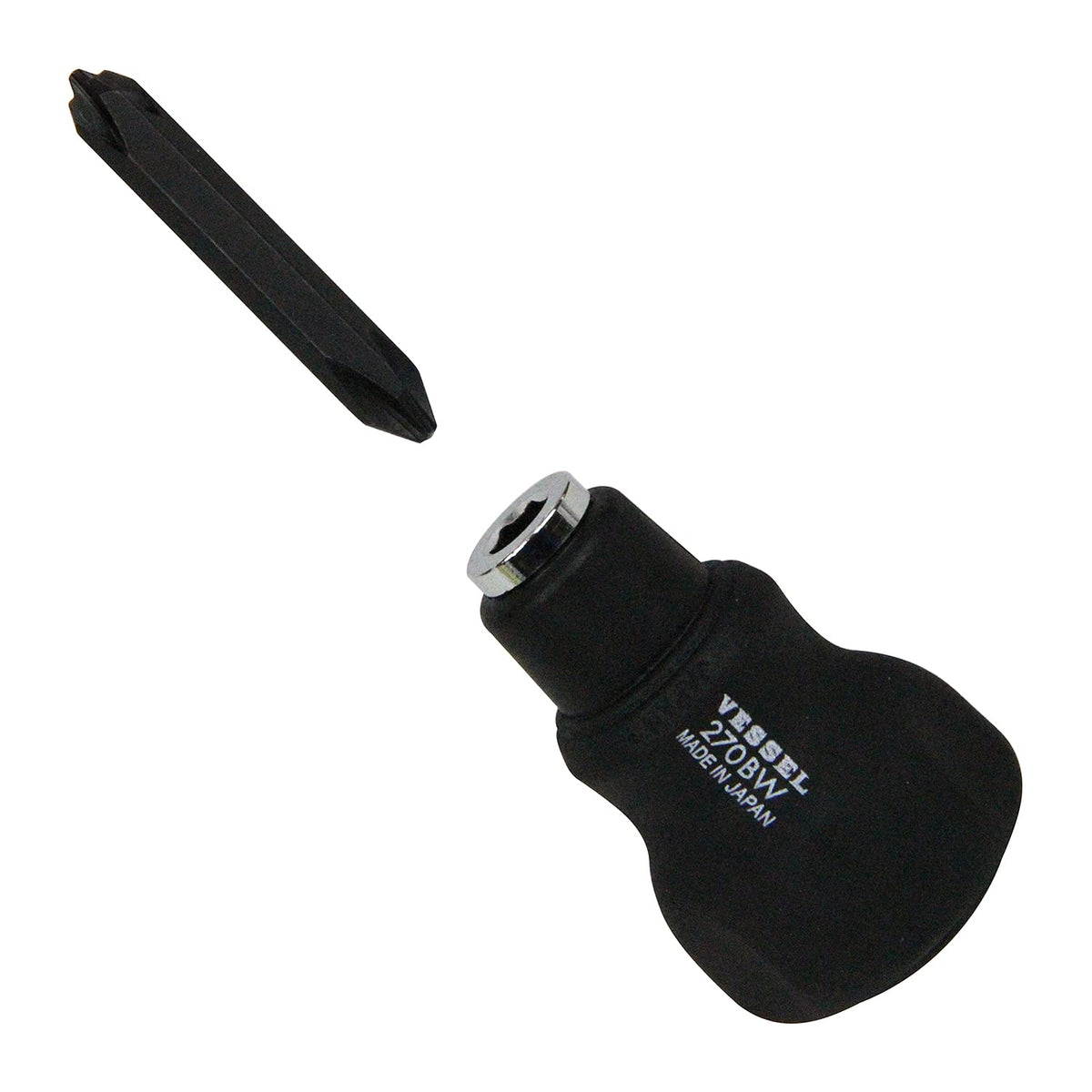 VESSEL Combi Plus Stubby Screwdriver [No.270BW-123] (Japan Import)